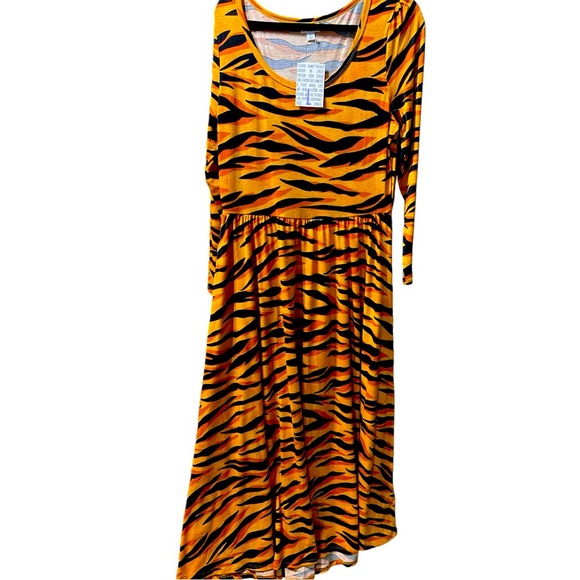 LuLaRoe Dresses & Skirts - Halloween tiger costume maxi dress lularoe